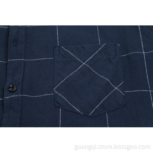 100% Cotton flannel long sleeve shirt